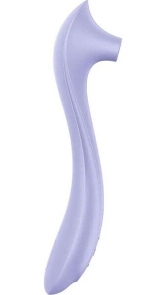 Clitorisstimulator Satisfyer Easy Lover in het paars, met lang handvat