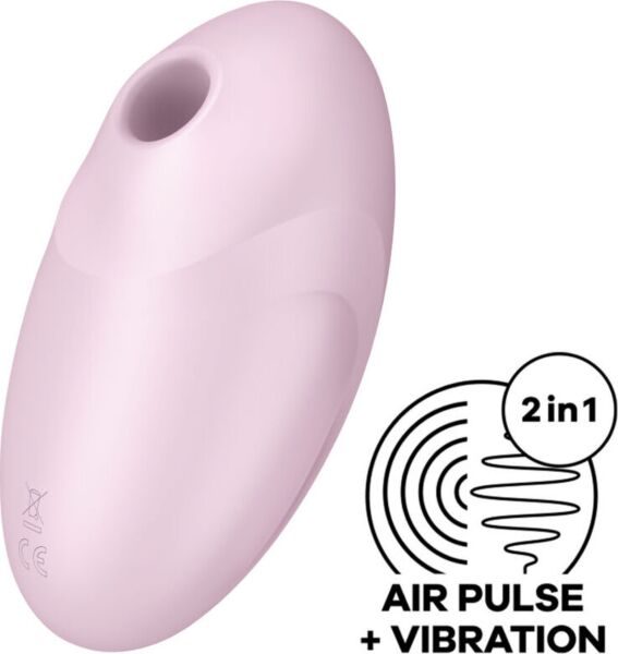 Luchtdrukvibrator Satisfyer Vulva Lover 3, ovaal en compact van vorm
