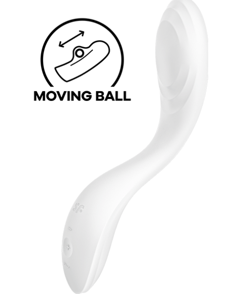 G-spot vibrator Satisfyer Rrrolling Pleasure met de bewegende bal in de top