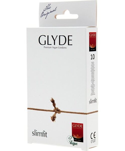 Doos met 10 Glyde Ultra Slimfit condooms