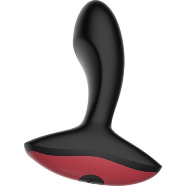 Prostaatmassager Magic Motion Solstice, zwart, met gebogen vorm en brede basis