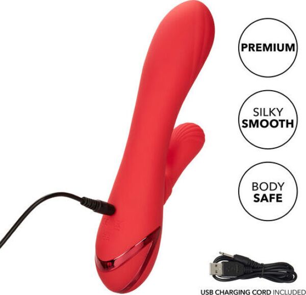 CalExotics Palisades Passion rabbitvibrator met externe stimulator