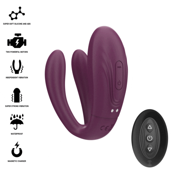 Vibrator Intense Sandra met tapping en afstandsbediening