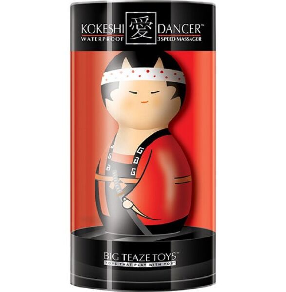 Big Teaze Toys B3 Kokeshi Chico vibrator voor massage in de vorm van een Kokeshi-pop