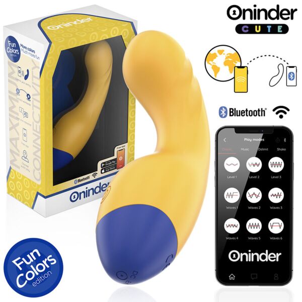 Vibrator ONINDER CUTE Love Buddy, in roze en in geel