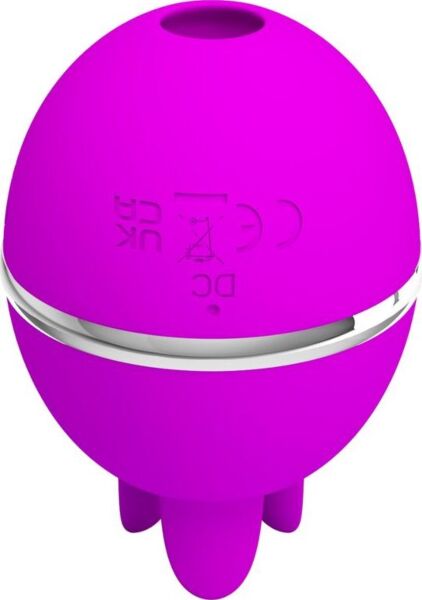 Vibrator Pretty Love Gemini Ball, in bolvorm met flexibele tongetjes