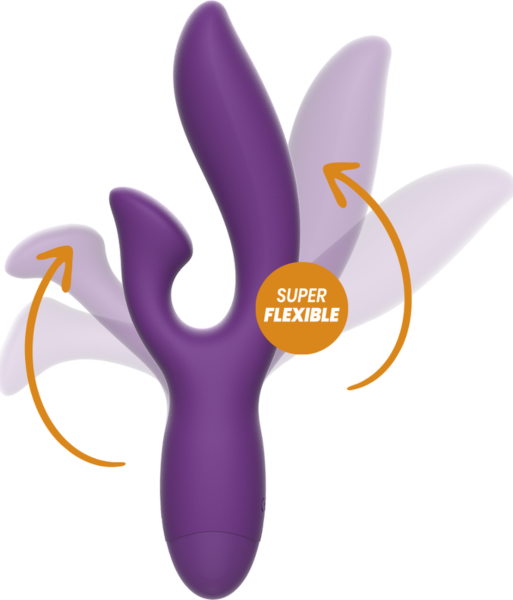 Rabbit vibrator Rewolution Rewofun met lange schacht en clitorisprikkelaar