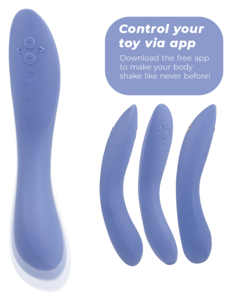 Blauwe We-Vibe Rave 2 G-spot vibrator voor de G-spot en clitoris