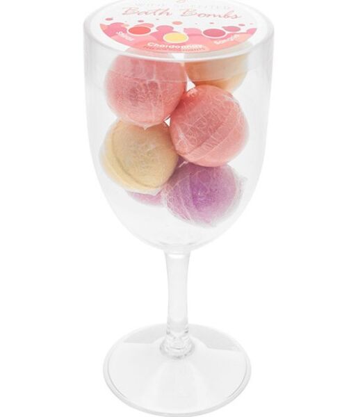 Badbomben Kheper Games Wine Glass in hun wijnglas