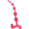 Anal Beads BAILE BENDY TWIST RED - Uniek ontwerp