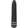 Superbe vibrador negro con diamantes