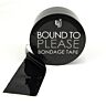 Bondage Tape Bound to Please Zwart 20 m