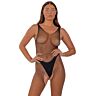 Bodystocking Lace Crotchless One Size