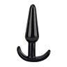 Buttplug Loving Joy Butt Plug Black met scherpe punt