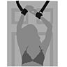 Restraints Loving Joy Door Jam Cuffs met handboeien