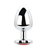 Buttplug Toosh Heart Shaped Large met Edelsteen Rojo