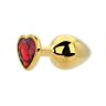Buttplug Toosh Heart Shaped Gold Medium