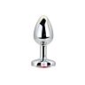 Buttplug Toosh Hartvormig met Rode Steen Klein
