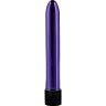 Vibrador clasico metalizado lila 17cm