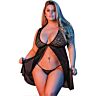 Lingerie FLY AWAY BABY DOLL & G BLACK L/XL | Sexy set
