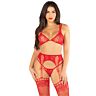 Babydoll Leg Avenue met kantdetails