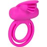 Dual clit flicker enhancer - doble anillo vibrador de silicona - rosa