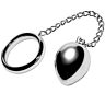 Cock Ring METAL HARD 40MM met Ketting en Bal
