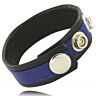 Blauw-Zwarte Penisriem - Leather Flex