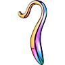 Gebogen Elegant GlamourGlass Dildo