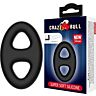 Dubbele Crazy Bull Ovale Silicone Ring voor Mannen