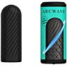 Siliconen masturbator ARCWAVE GHOST omkeerbaar zwart met twee texturen