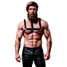 Harnassen FETISH SUBMISSIVE ATTITUDE - Eco-leer borst harnas