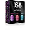 S8 set de aceites de masaje 3uds x 50ml
