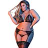 Lingerieset BRA GARTER & G-SET BLACK met 3 delen