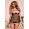 Babydoll Seven 'til Midnight Satin & Tulle S