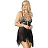 Babydoll SUBBLIME met tul en kant | S/M