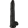 Realistische Penis KING COCK 30,5 CM met testikels