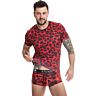 Camiseta ANAIS MEN Savage - Dierenprint van Microvezel