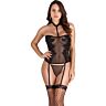 Lingerieset S Pleasures Bustier met jarretels TU