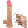 Realistische dildo met glijdende huid en afstandsbediening Pretty Love Sliding Skin