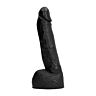 Dildo Fisting 20 cm van ALL BLACK met realistische structuur