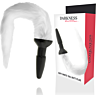Plug anal DARKNESS met witte staart voor stimulatie