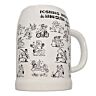 Koffiemok Diablo Picante met erotische illustraties