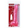 Dildo BAILE Roze met sterke zuignap en textuur