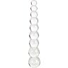 Glazen dildo S Pleasures Crystal VEGA met bolletjes