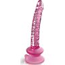 Dildo Glas ICICLES N. 86 met Ventosa voor stevige grip
