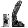 Dildo ALL BLACK Dong 23 cm