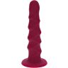 Dildo GET REAL RIBBED DONG 12 CM met zuignap