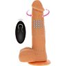 Vibrator Dildo Get Real met draaiende ballen