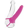 Dildo met harnas CALEXOTICS Dual Penetrator